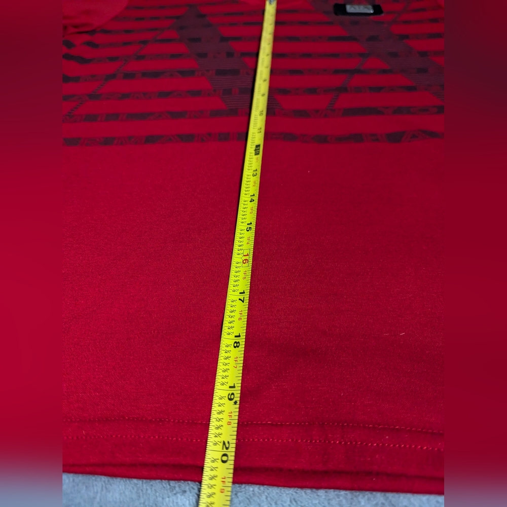 AX Armani exchange V neck tee size small in red - Picture 5 of 6